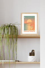 Serving Sunsets Art Print