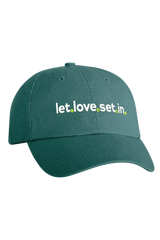 Let Love Set in Hat