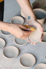 Smiley Tennis Ball Ring Dish (Estimated Ship Date: January 20th).