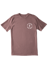 The Tennis Nomad Tee in Peach & Espresso