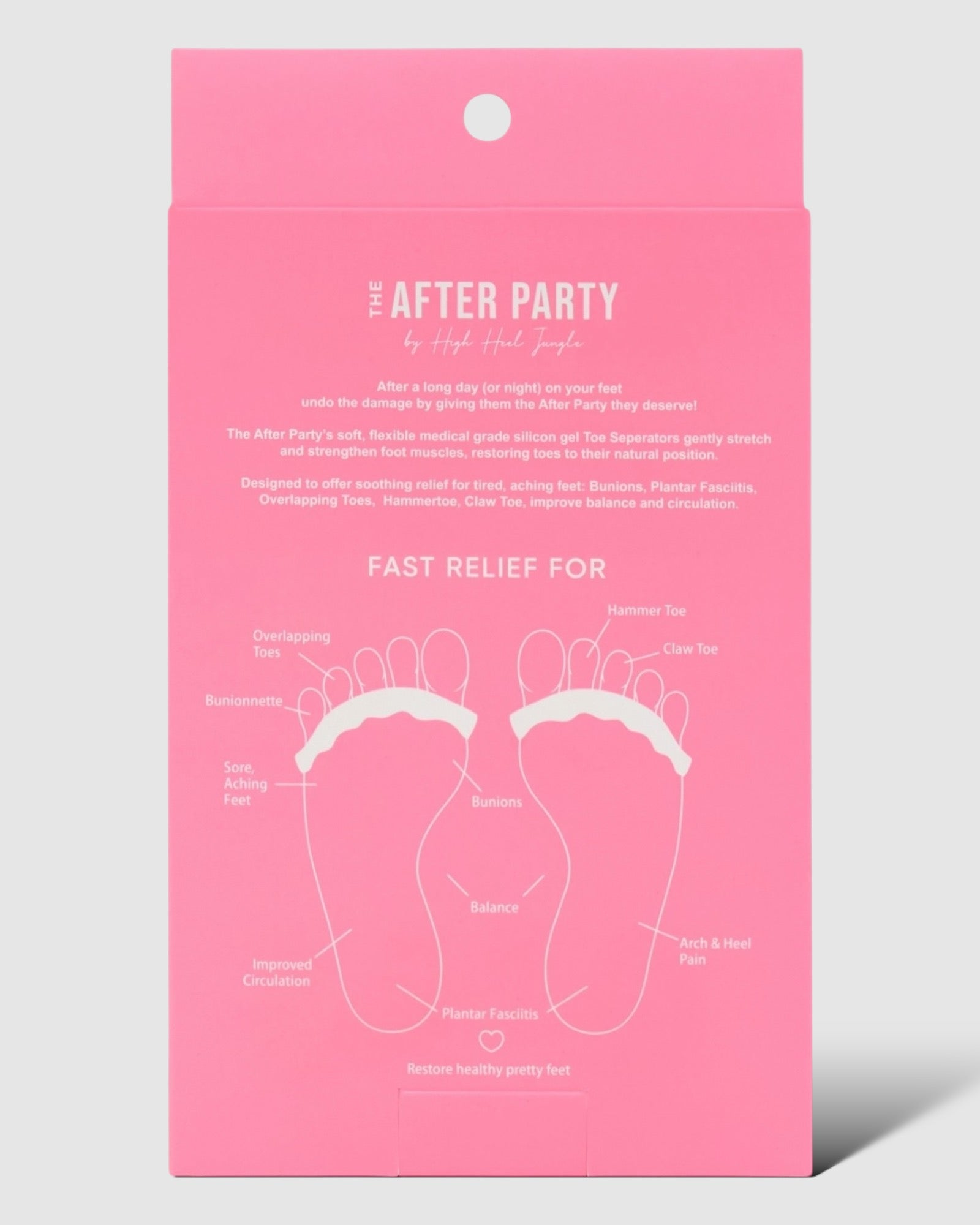 The After Party Silicon Gel Toe Separators -  2 Pairs