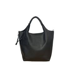 Yellow Vegan Leather Full of Shit Black Shoulder Bag