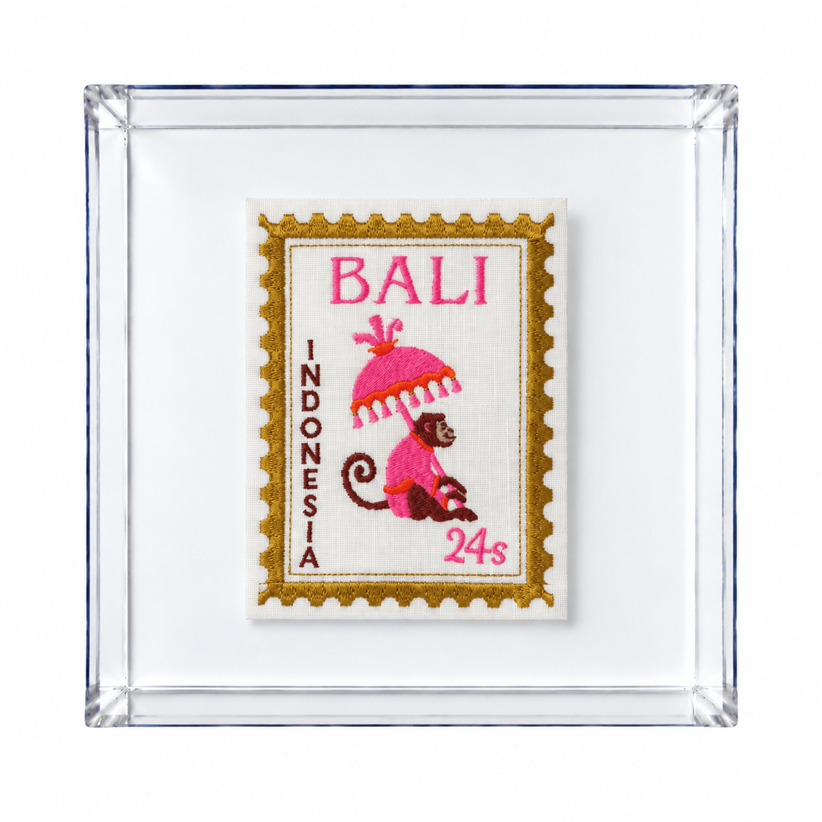 Bali Inspired Stamp Artwork