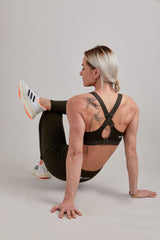 Primrose Sports Bra - Charcoal Grey