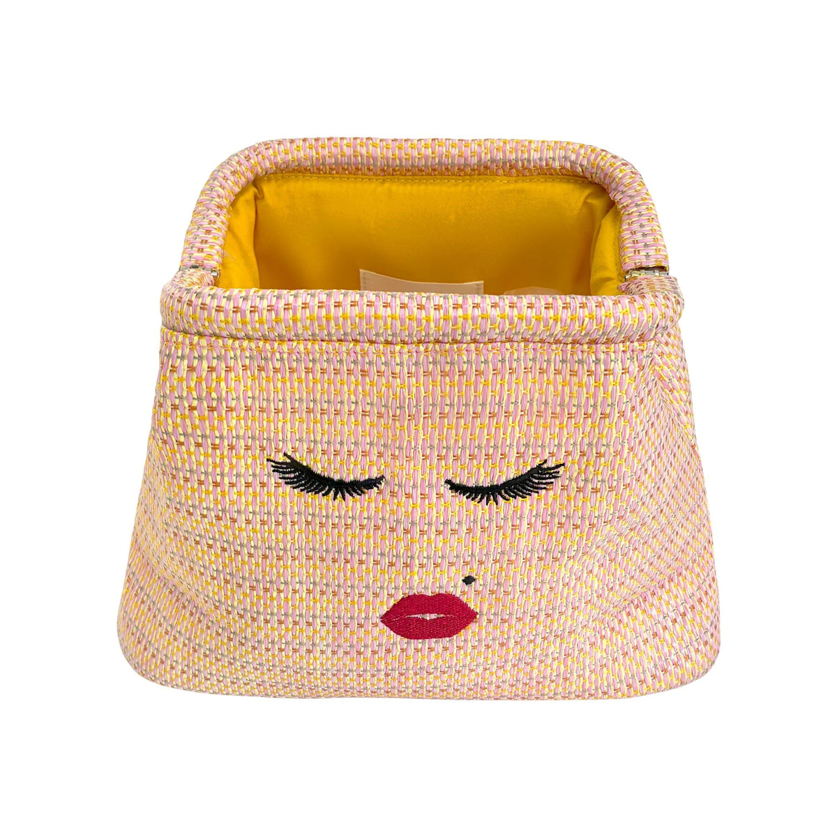 Beautiful Lady Pink Beach Clutch