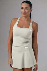 Soft Material Padel Top and Skirt Set