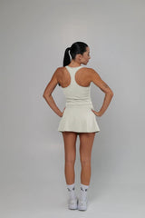 Soft Material Padel Top and Skirt Set