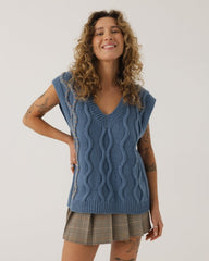 Blaivi Vasara: Silver Grey Merino Wool Vest