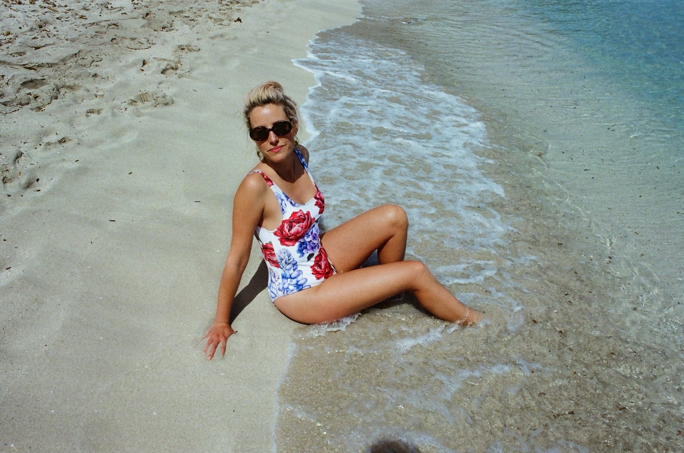 Floral One Piece Swimsuit - Bouquet Bouquet