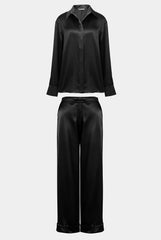 SILK PYJAMAS the LADY CRYSTAL BLACK