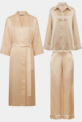 Silk Loungewear Caramel Bundle