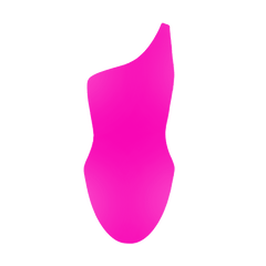 Callie One Shouldered Swimsuit - Pink