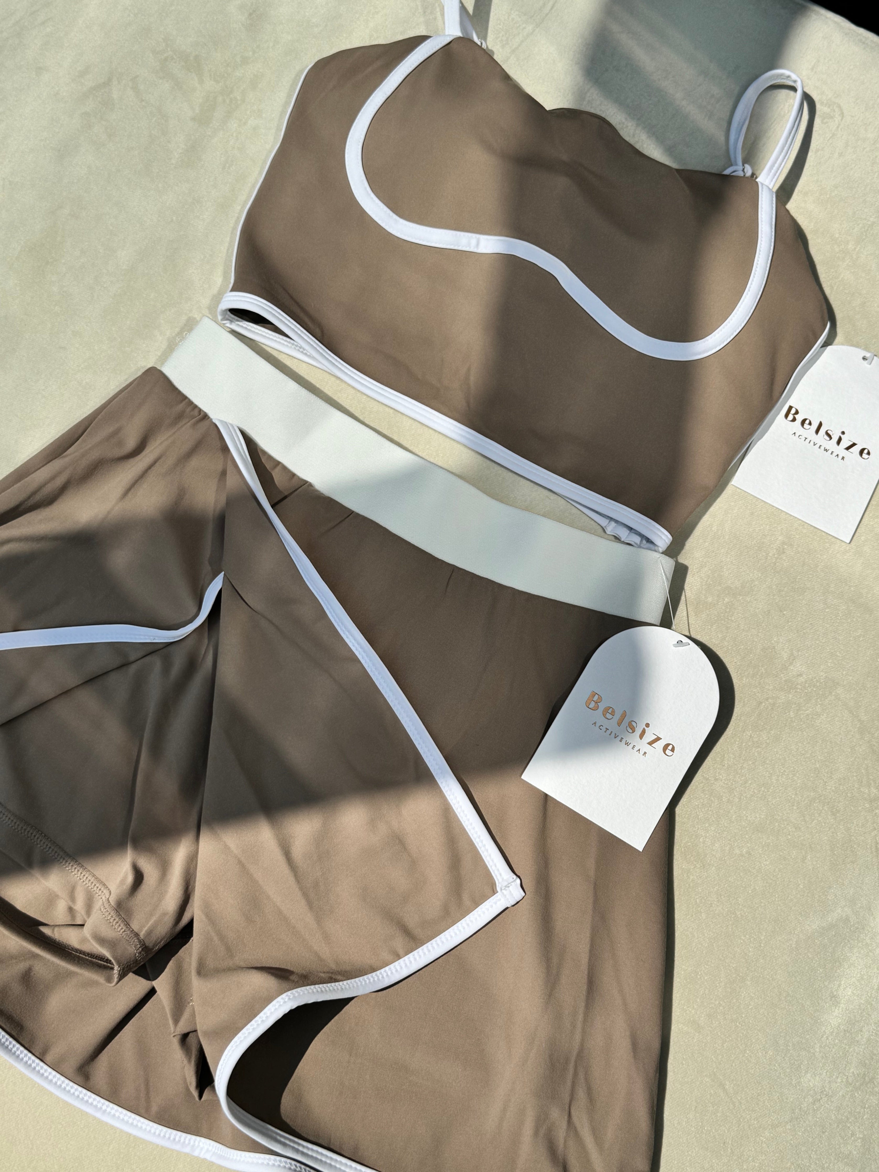 Plush Holiday Set Skort and Sports Bra