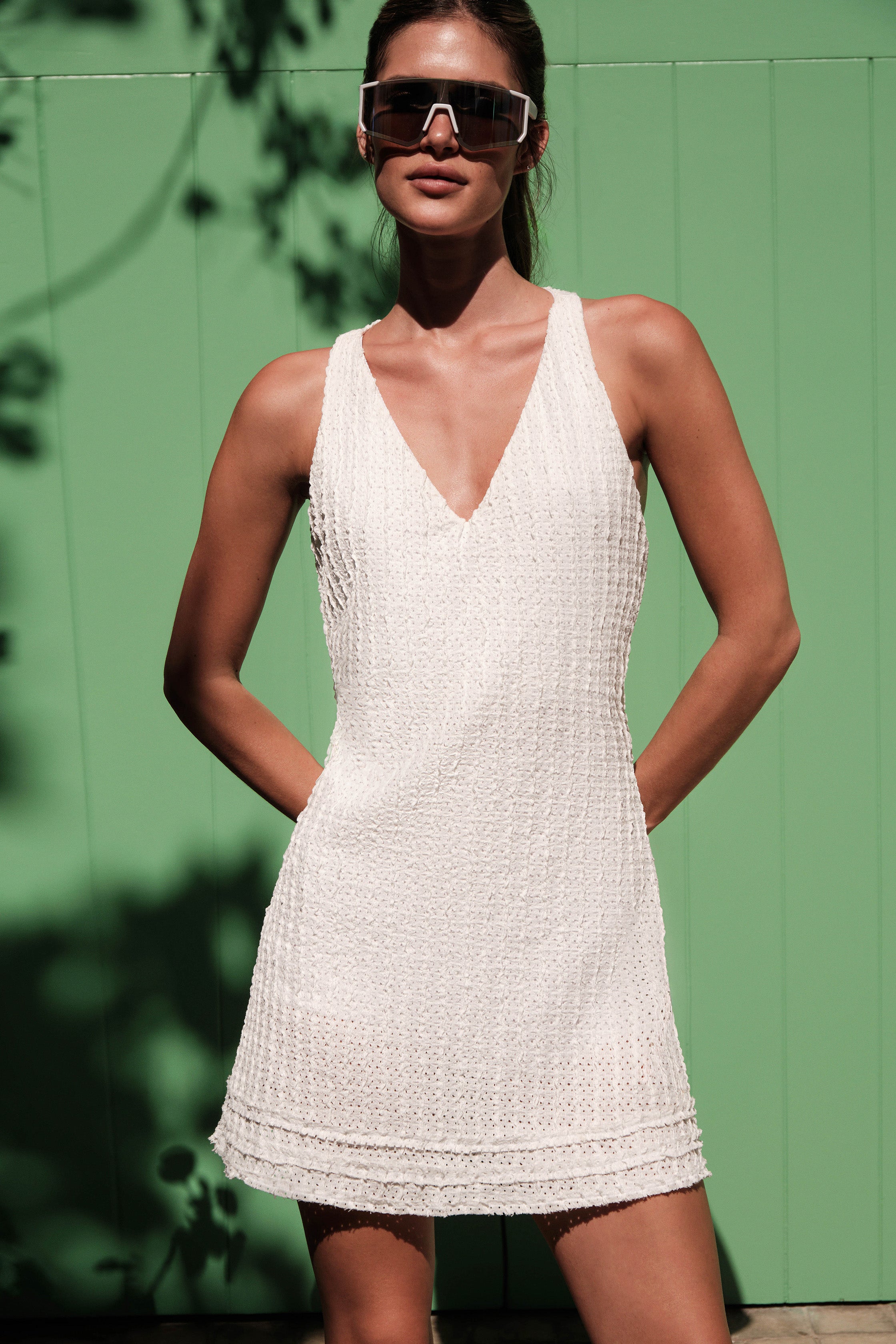 CENTRE DRESS - LACE TENNIS DRESS
