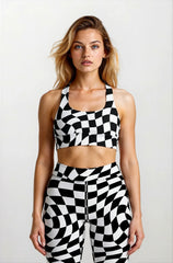 Checkered Sports Bra - Futura Nostalgia Edition