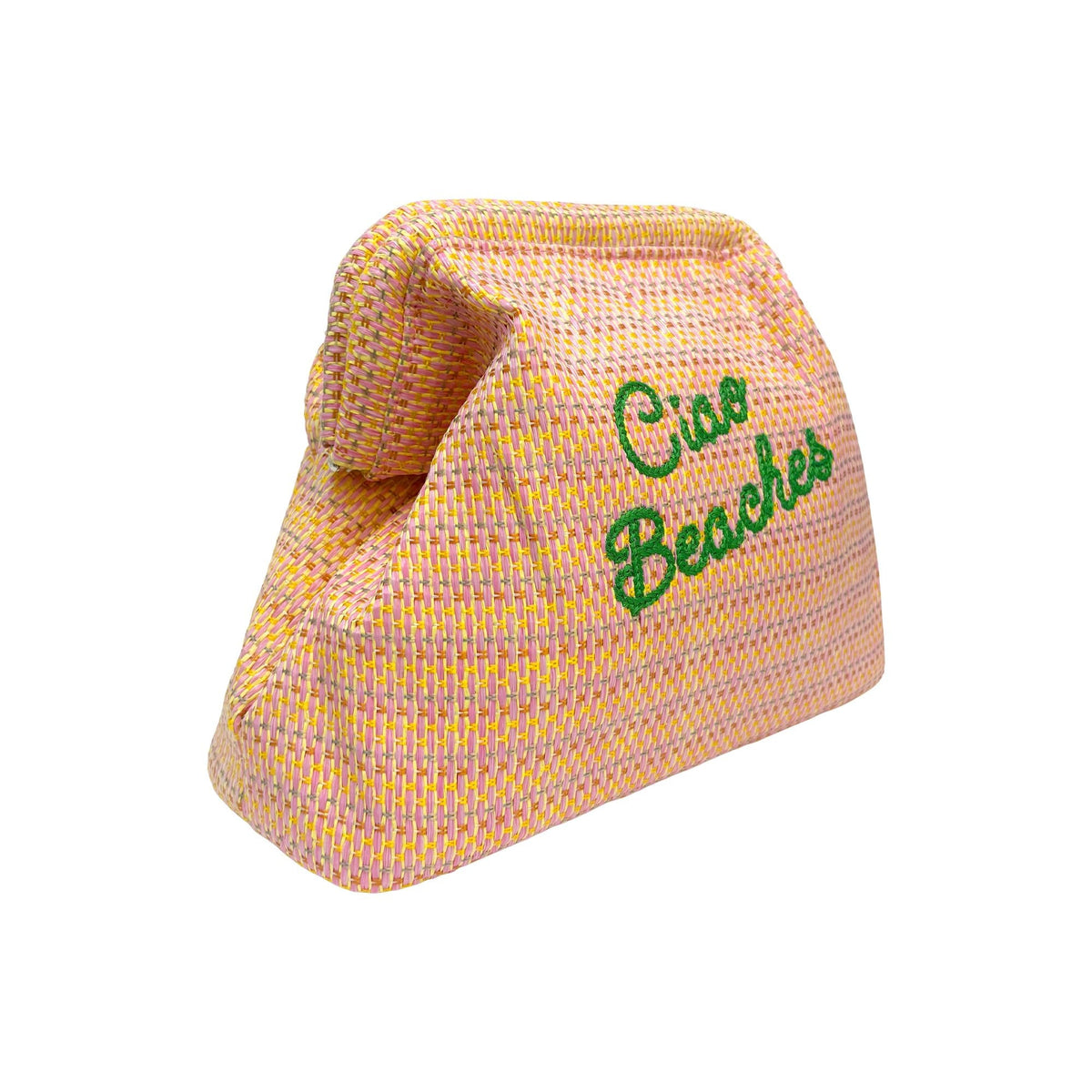 Ciao Beaches Pink Clutch