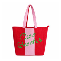 Red Ciao Beaches Beach Bag