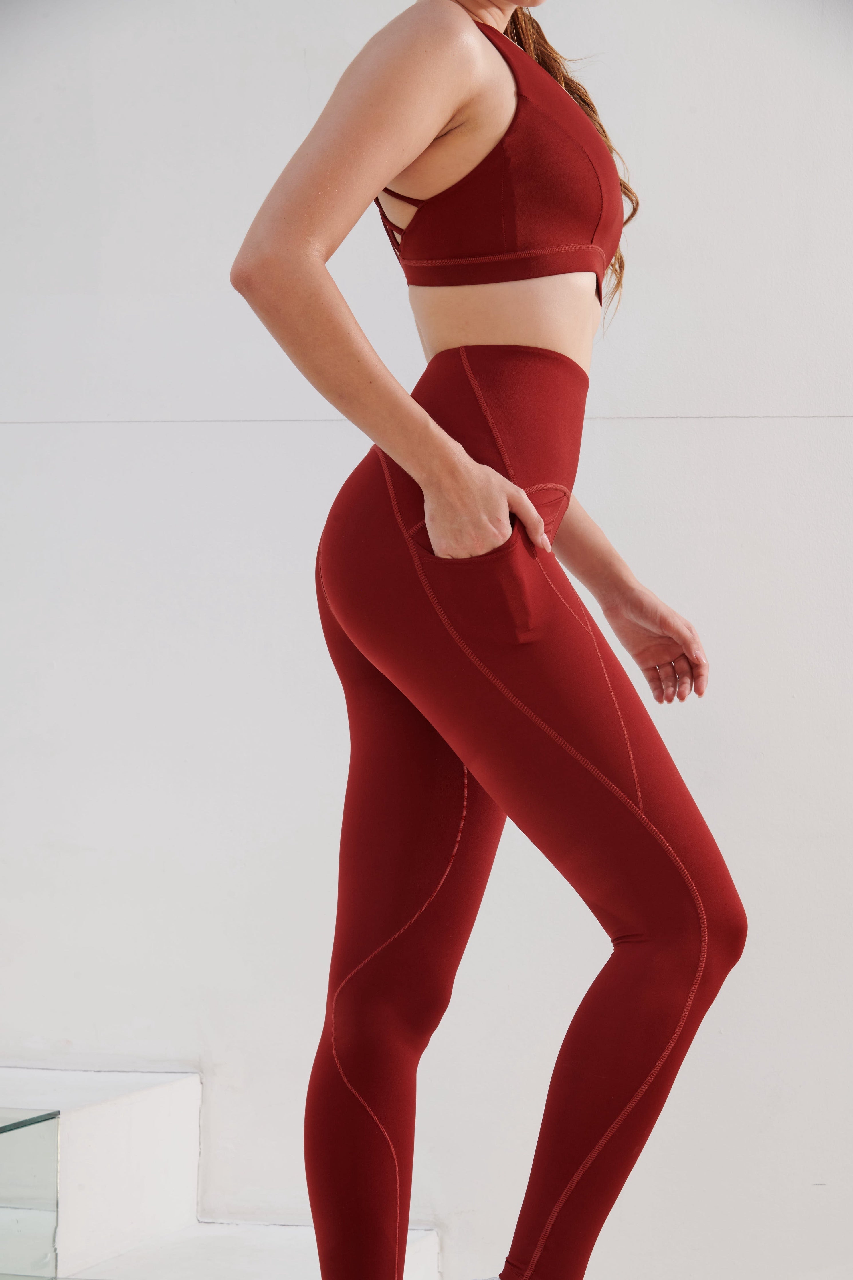 AirRise Perform Pocket Legging - Oxford Blue