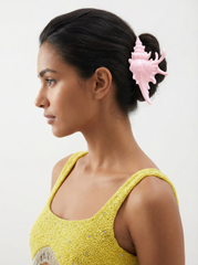 Nerina Coral Hair Clip
