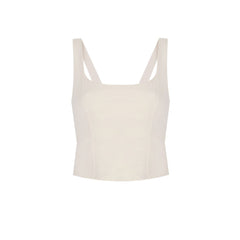 BOW LONG BRA - VANILLA