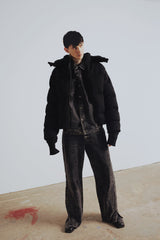 YOUR *ITCH PUFFER COAT - JET BLACK