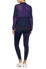 July 5:45 Fleece Jumper Blue Purple