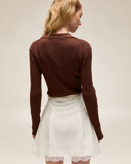 Samantha Long Sleeve Knit Polo