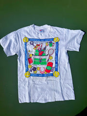 Vintage Tennis Shot Tee. Size Large