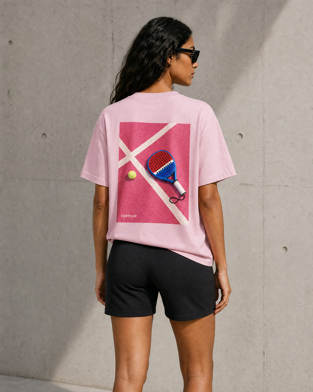 Offcourt Padel Vibes Washed Tee