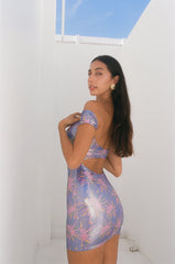 Nina Slip Off Shoulder Mini Dress