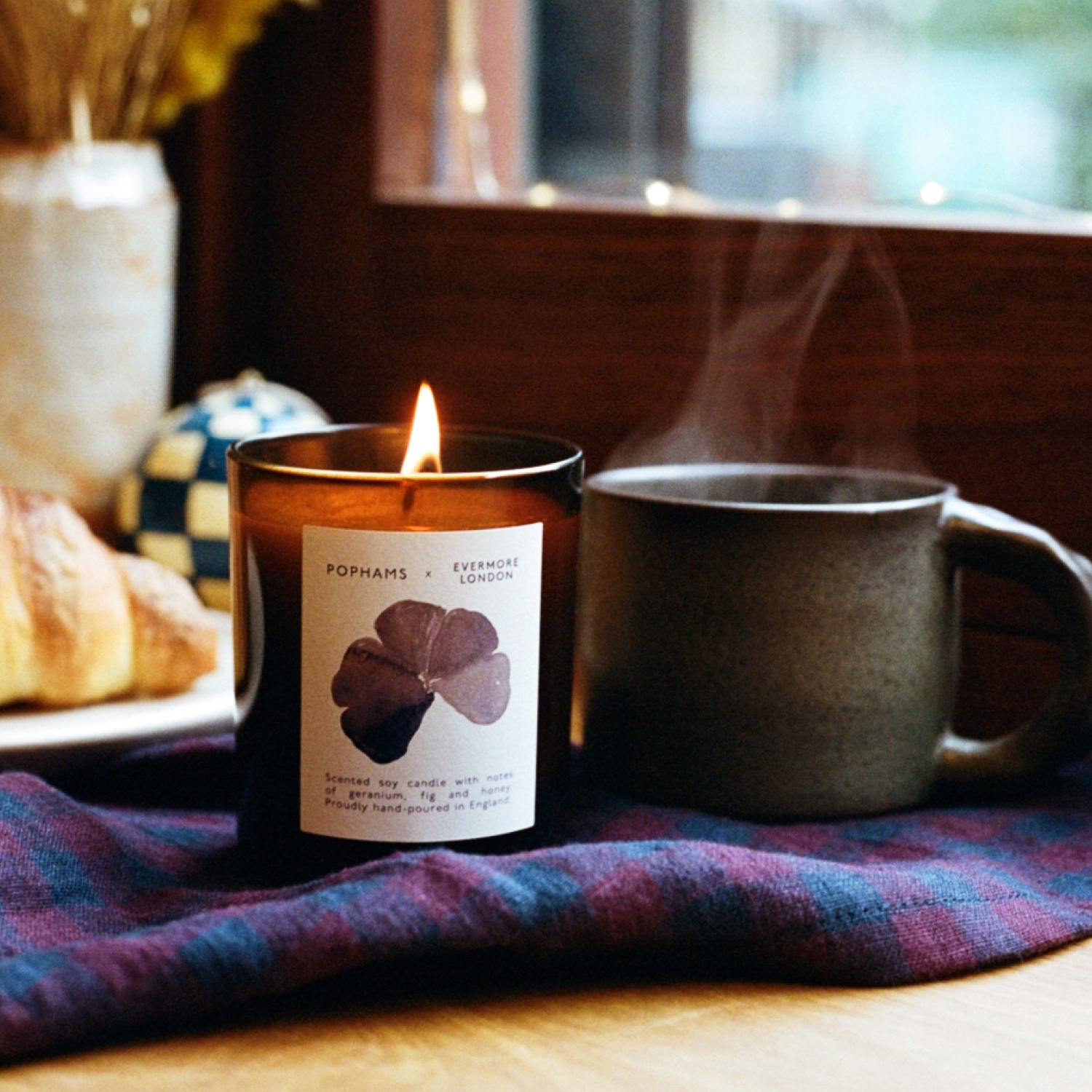 Pophams X Evermore Geranium Candle