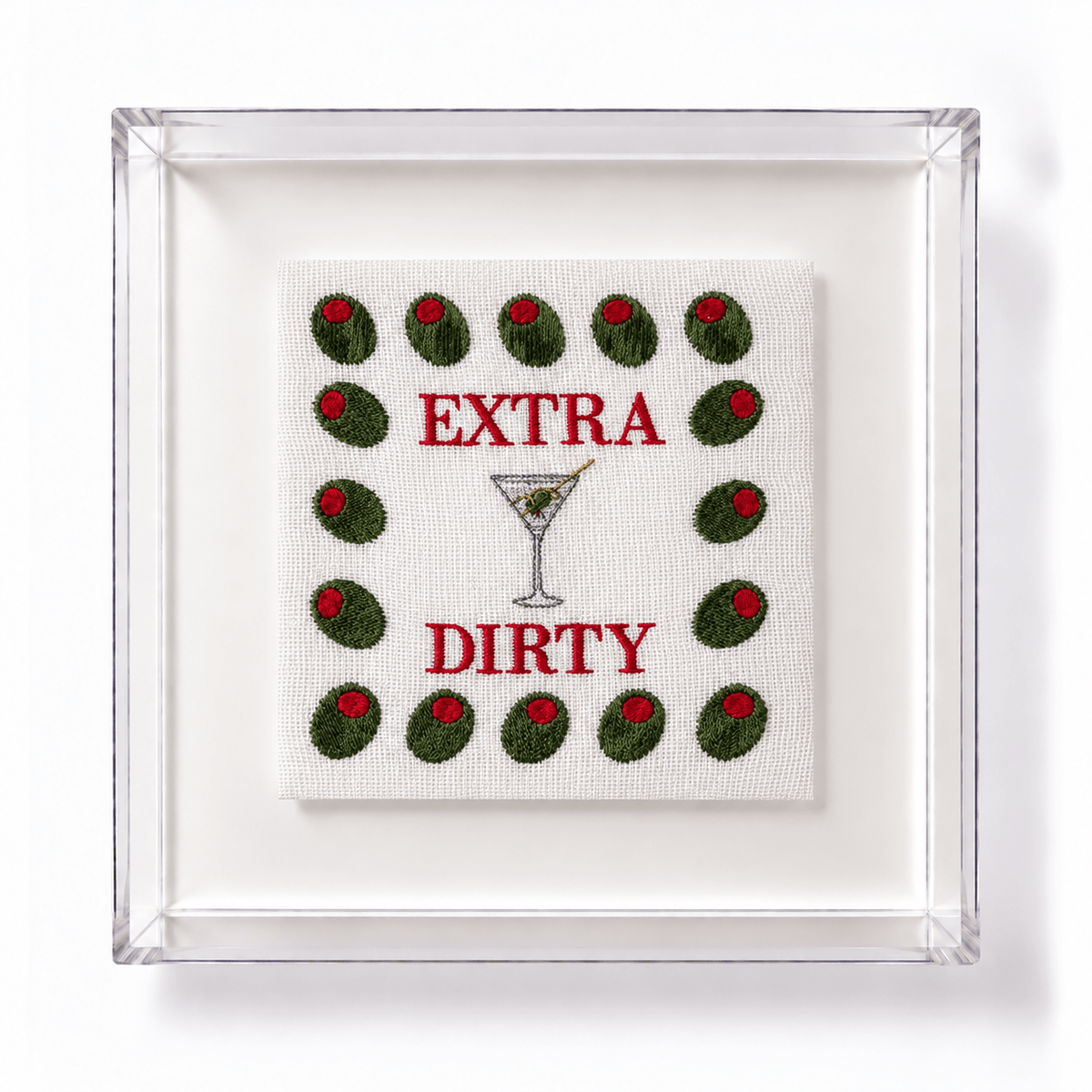 Extra Dirty Embroidered Artwork