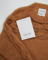 Jūra: Nutmeg Merino Wool Sweater - Promo