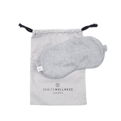 Luxury Aromatherapy Eye Mask - Soft Plain Grey