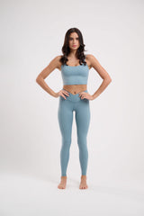 Iris Wrap Leggings Sky Blue