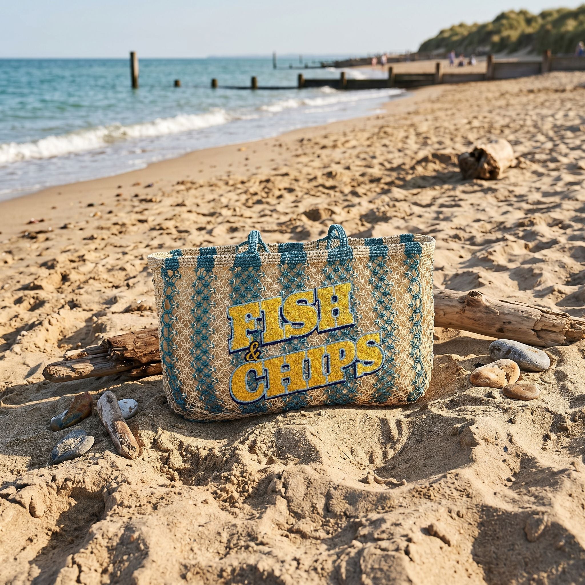 Fish & Chips Jute Bag