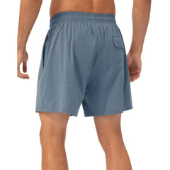 Blue Easy Care Material Padel Shorts for Men