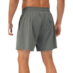 Black Easy Care Material Padel Shorts for Men