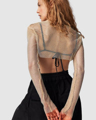 Siren Mesh Bolero - Gold