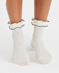 Sheer Frilly Socks
