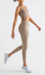 Beige Leggings Second Skin