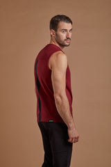 Men's Training Vest - Burgundy