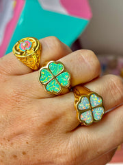 July Child - Irish Charm Gold