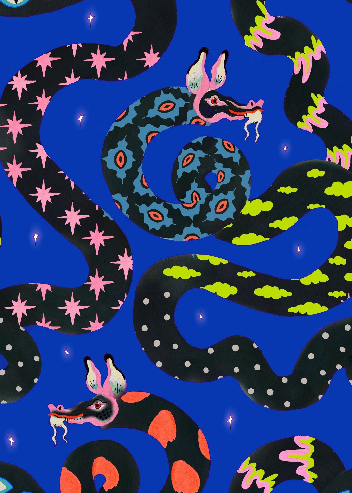 DRAGON DREAMS SCRUNCHIE