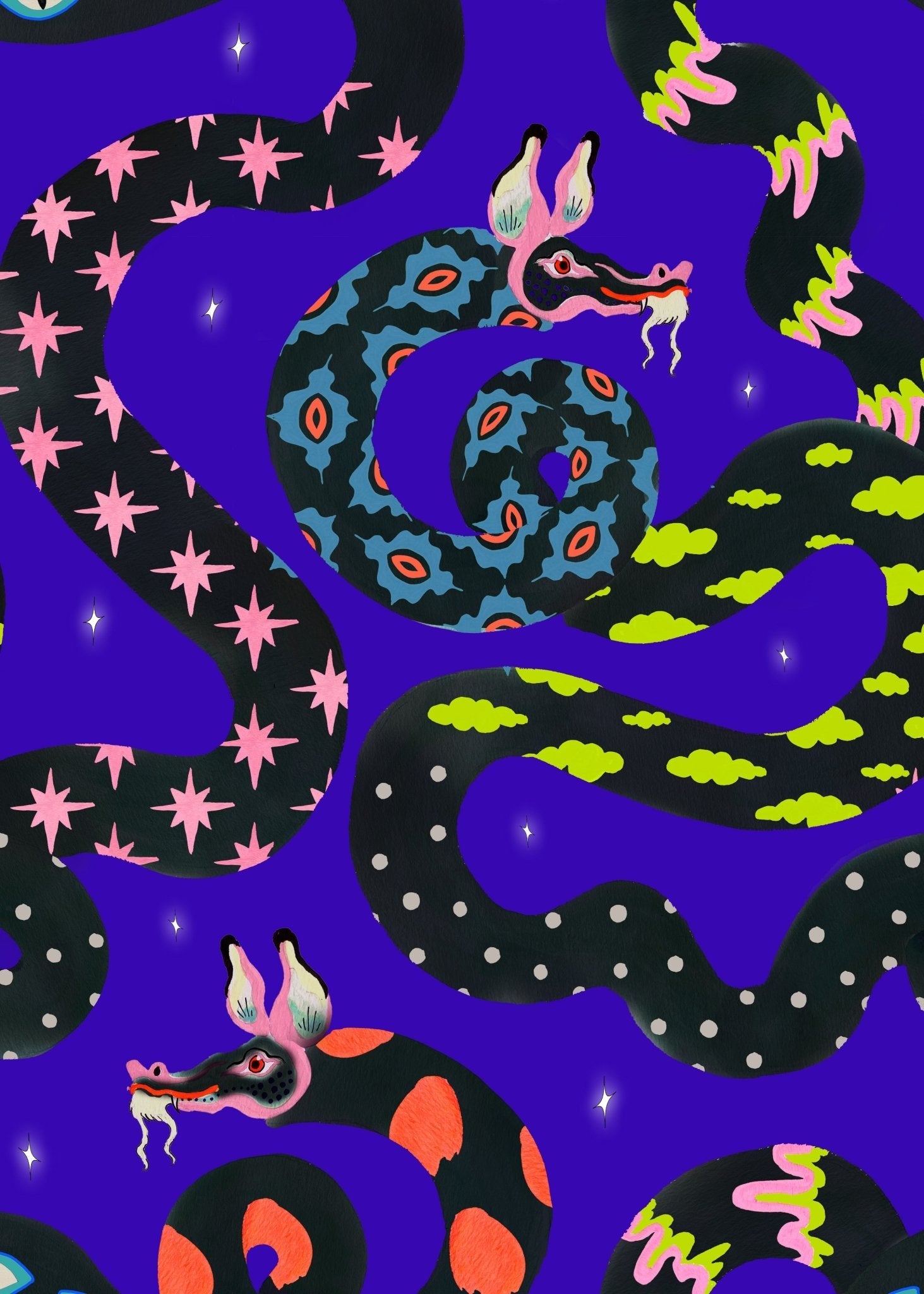 DRAGON DREAMS LEGGINGS - BAMBOO