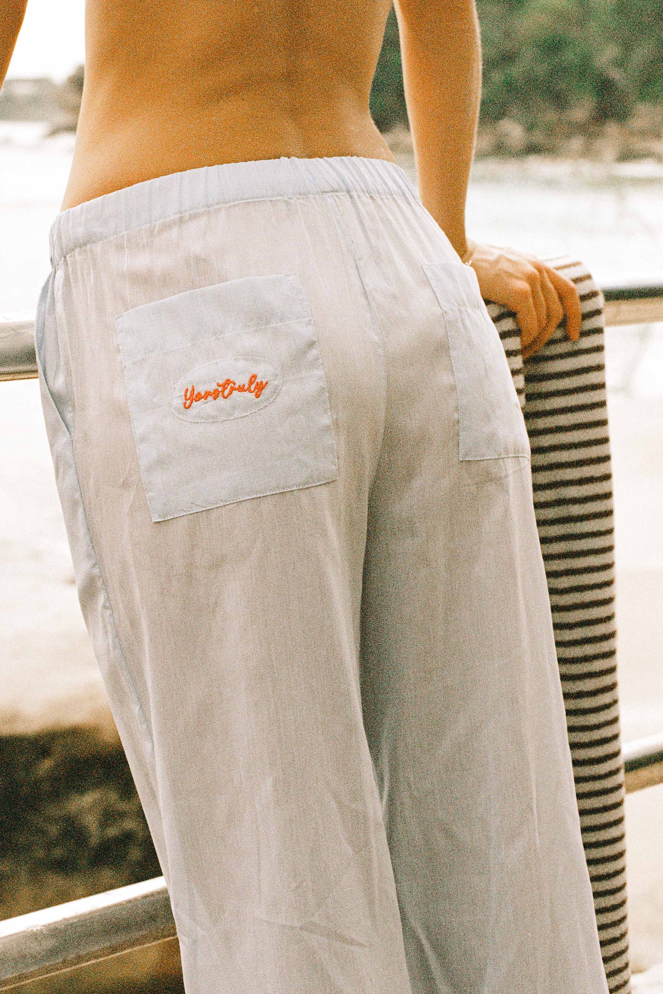 LOUNGE PANTS - SKY BLUE