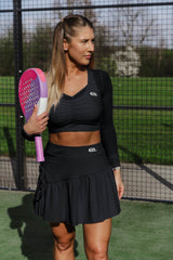 LUNA Padel Top With Bra and Skirt Set