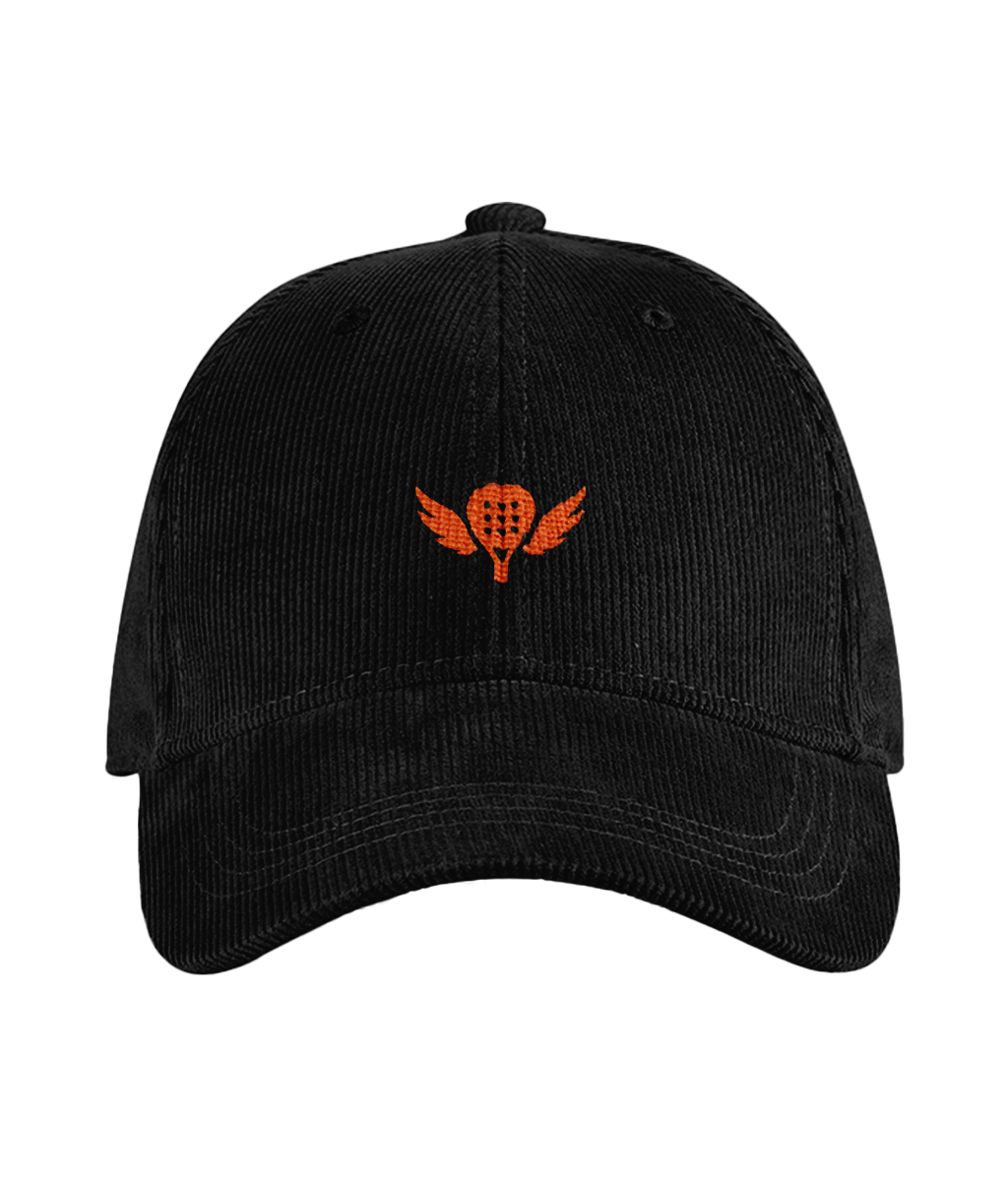 The Winged Padel Organic Cord Court Cap