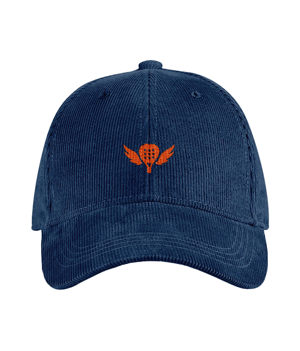 The Winged Padel Organic Cord Court Cap