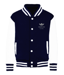 The Mini Clubhouse Padel Jacket - Navy and White